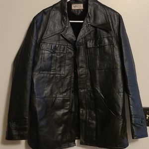 Vintage/ Retro faux leather coat